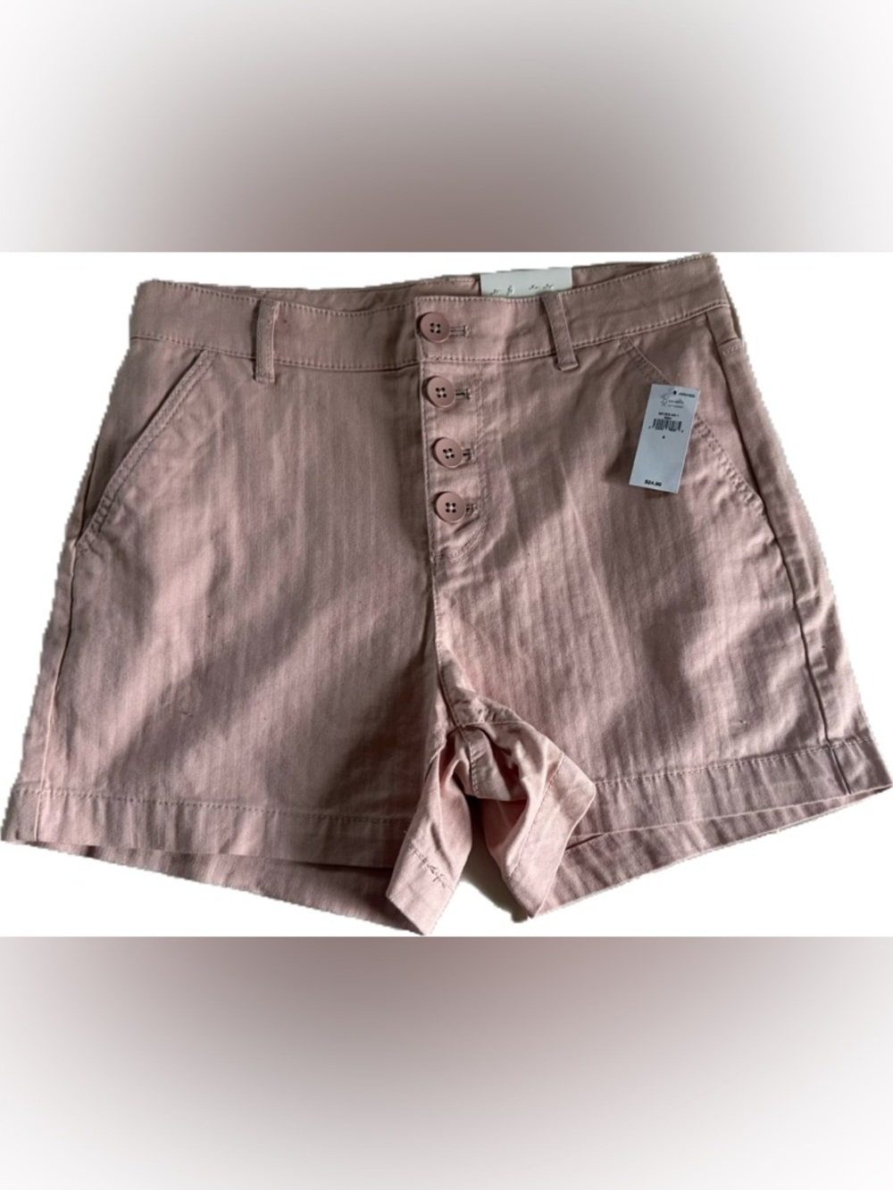 Old Navy Pink Women’s Button-Front Jean Shorts